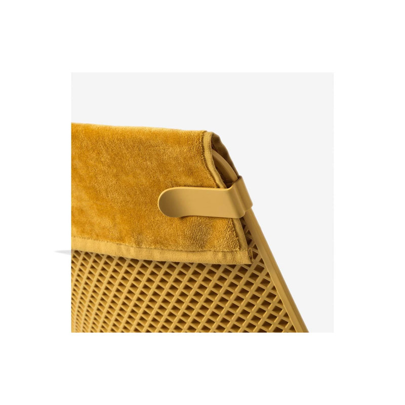 Net Outdoor Lounge Chair, Mustard