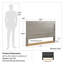 Tête de lit double Deluna Ridge-1727053985