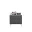 Causeuse en velours gris 63 po-1260412908-1260412899