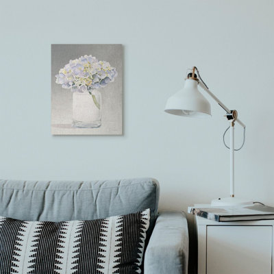 " Jar Flowers Watercolor Painting "