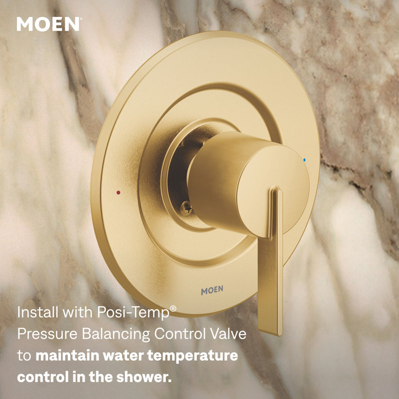 Cia Brushed gold Posi-Temp® shower only, Brushed Gold