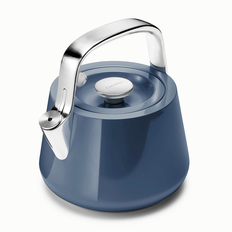 Caraway Stovetop Whistling Tea Kettle, Navy