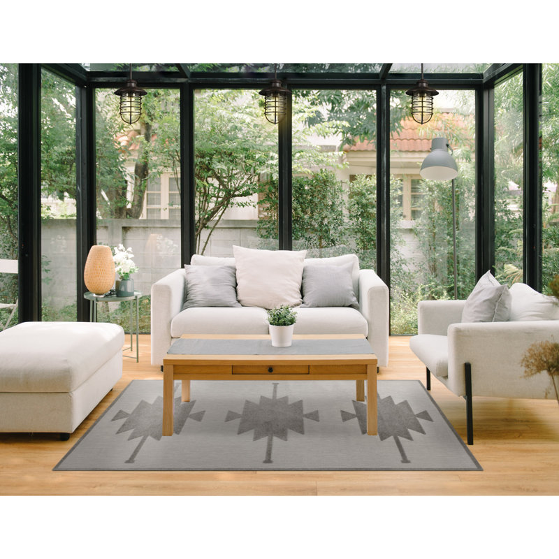 Tapis intérieur / extérieur Audresha, Rectangle 7 pi 10 po x 10 pi