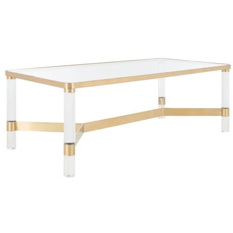Table basse Faunce, Doré