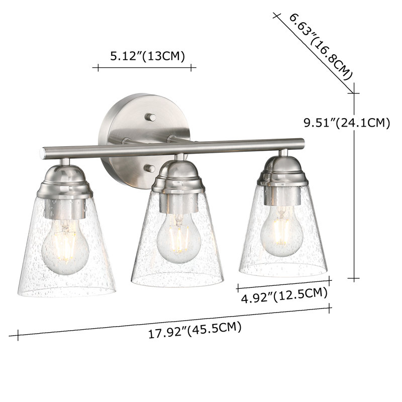 Jazz 3 - Light Dimmable Vanity Light