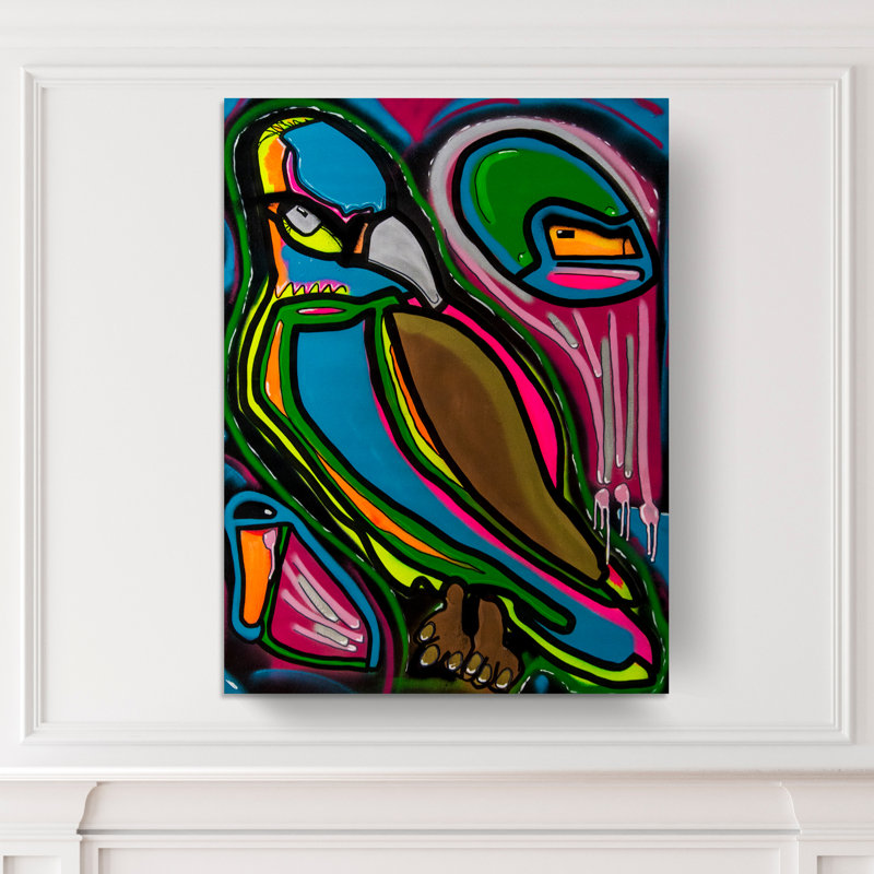 Untitled VII by Big Bear - Wrapped Canvas Original Painting