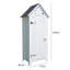 Solid Wood Shiplap Apex Tool Shed-42180104