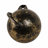 Koregan Globe Decorative Object for Home Decor – Modern Sculpture with Unique Metal Stand – Figurine for Shelf Styling, Coffee Table Decor, or Decorations for Living Room and Kitchen Decor, Black/Gold-50693190