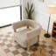 Fauteuil d'appoint rembourré Boucle-112296352-137655097