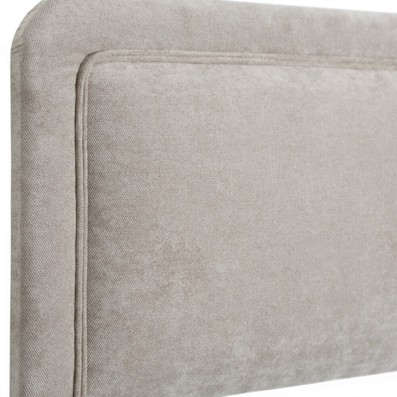 Wile Upholstered Headboard, Truffle, Small Double (4'), Kensington