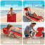 Chaise longue autoportante Ostrich The Original, Facedown Beach, rouge-1904357826
