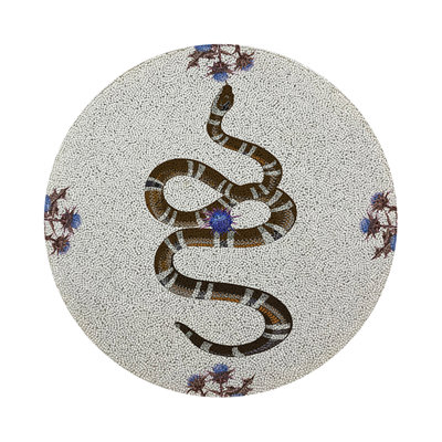 Napperon Thistle and Snake