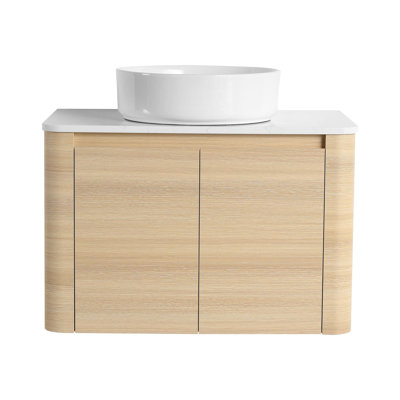 Meuble-lavabo mural 30 po avec 2 portes à fermeture douce