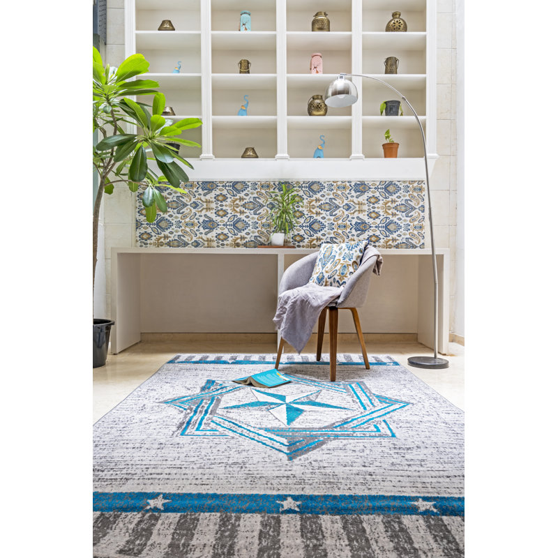 Mcmeans Indoor Rug, Runner 2' x 8'