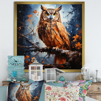 «Owl Twilights Mystique I» sur toile