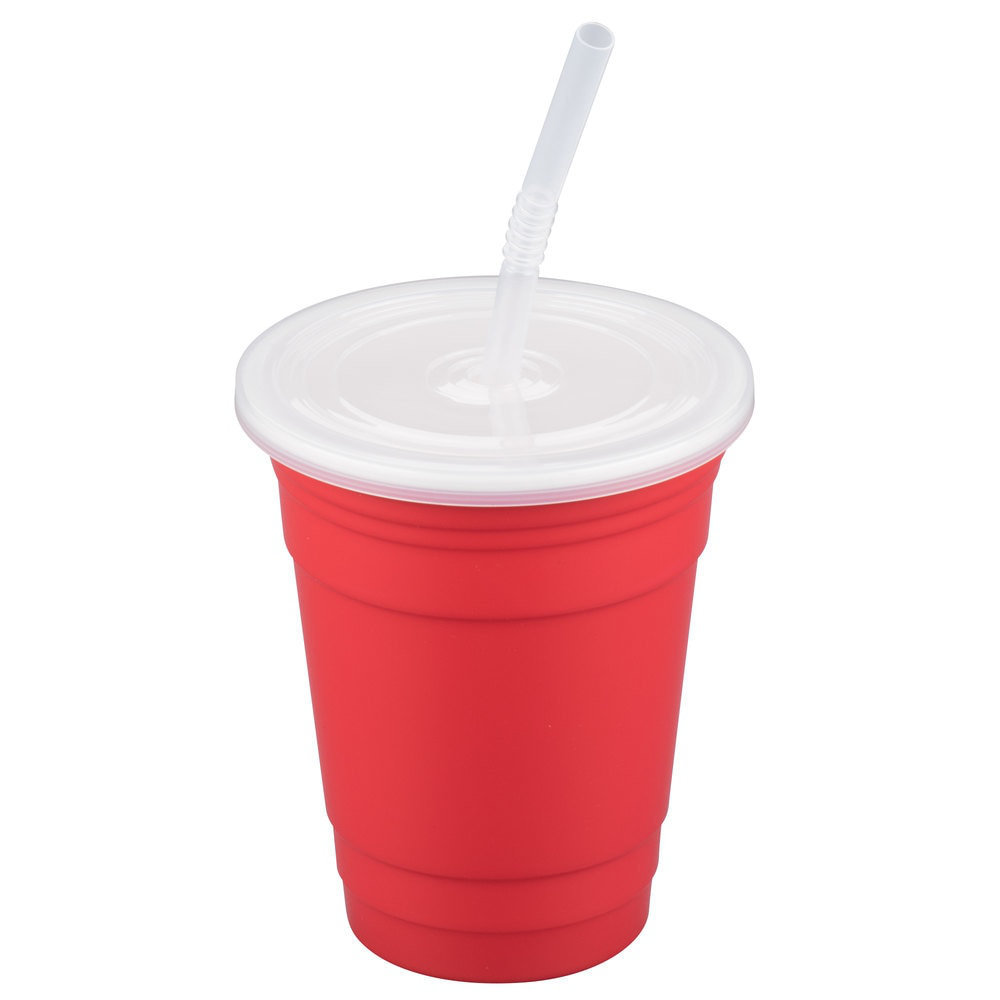 Buzio - Insulated 32oz Tumbler with Straw Lid and Flex Lid - Black