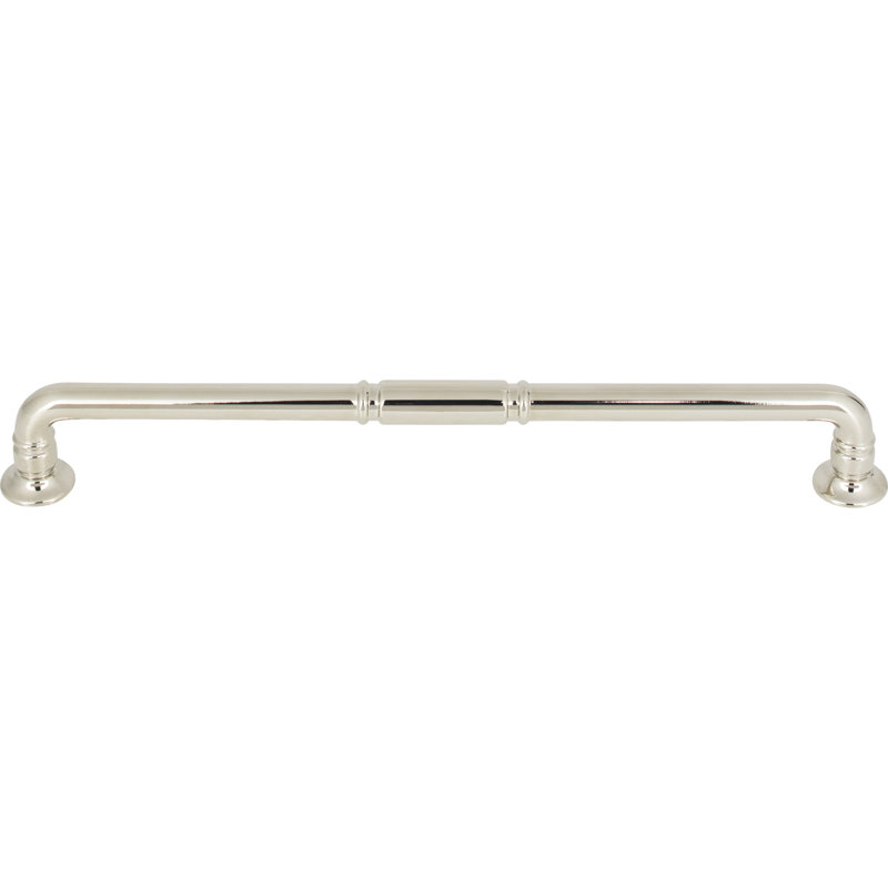 Kent Bar pull, Polished Nickel, 8 13/16" Center to Center