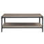 Table basse bicolore avec tablette de rangement inférieure Feickert-33392094