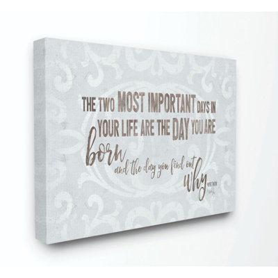 " Most Important Days Born And Why Inspirational " by Marla Rae