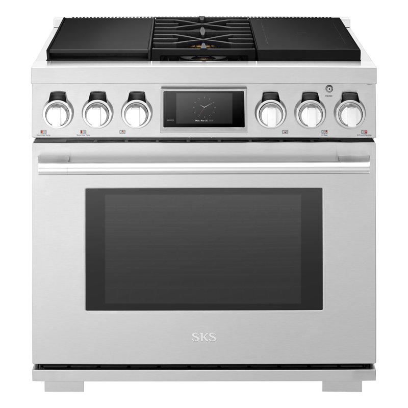 36-Inch Dual-Fuel Pro Range With Sous Vide And Induction