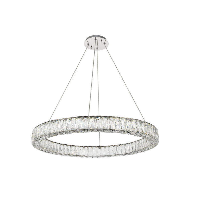 Sunderland - Light LED Pendant, Black, 3" H x 31" W x 31" D