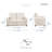 Betances 63.5" Modern & Contemporary Power Double Reclining Love Seat with USB Charging Ports