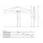Hatten Riva Traditional Round Parasol-95376367-95376373