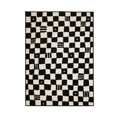 Maestro Chequered Area Rug
