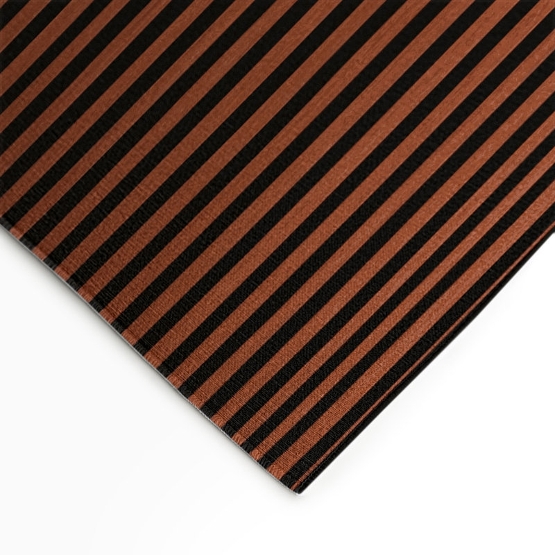 Tapis intérieur / extérieur brun HorizontalStripes