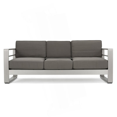 3 SEATER SOFA W/ METAL TRAY