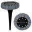 Verndale Matte Black Solar Powered Integrated LED Pathway Light