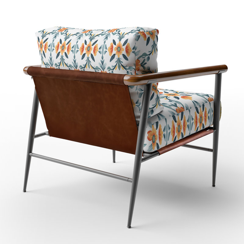Chaise rembourrée Patchwork