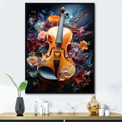 " Chromatic Floral Violin Symphony "