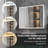 LED Frameless Medicine Cabinet With Mirror And Adjustable Shelves-1195695914-1195695913