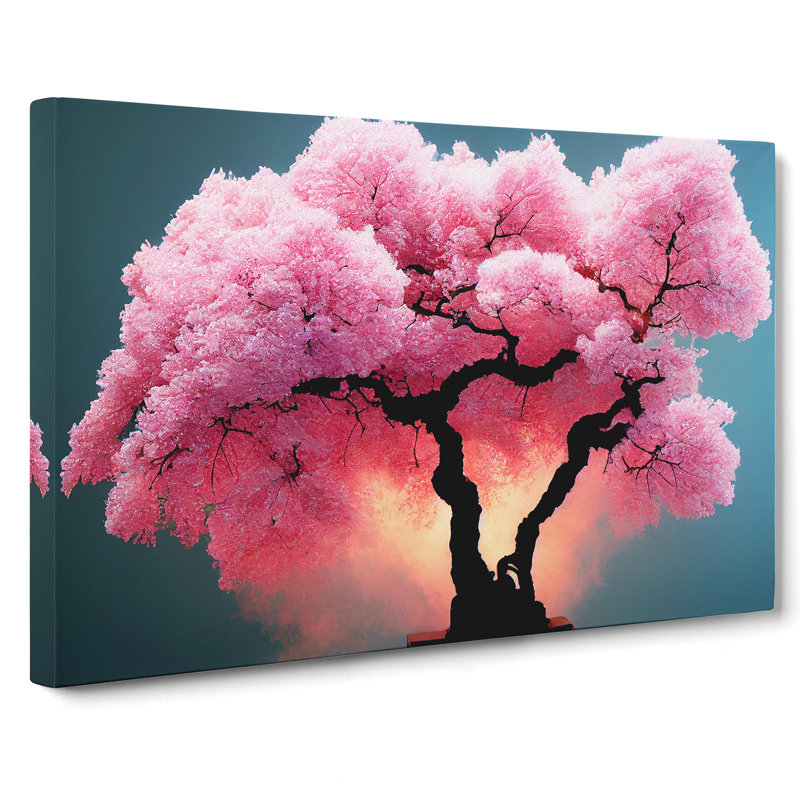 Overwhelming Cherry Blossom Tree - Wrapped Canvas, 35cm H x 50cm W x 3cm D