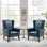 Fauteuil à oreilles 31,5 po en similicuir