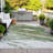 Machine Washable Indoor/Outdoor Xhevrie Green Rug-111941135