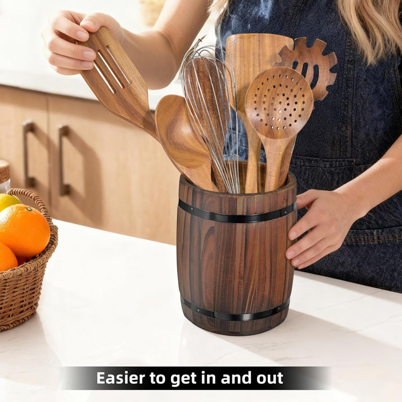 Wooden Cutlery Rack