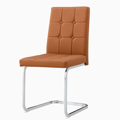 Chaise d'appoint en similicuir
