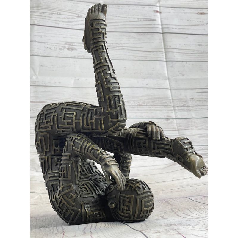 Figurine abstraite d'exercice de yoga