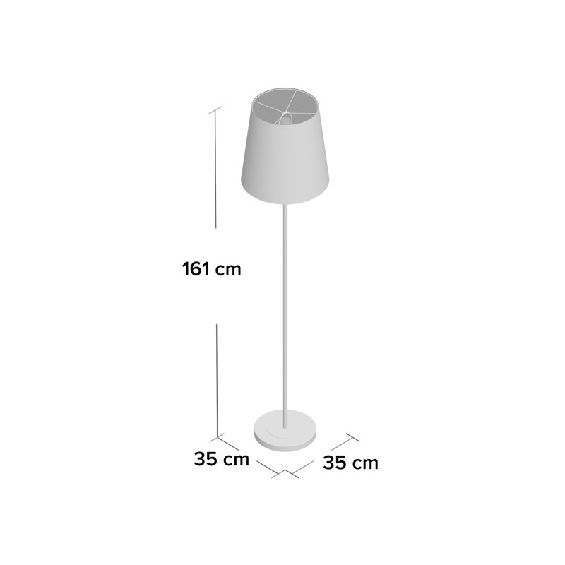 Alyce 161cm Traditional Floor Lamp
