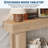 63 Inches Long Console Table for Entryway, Narrow Sofa Table for Hallway, Behind Couch Wooden Entry Table, Accent Table for Living Room, Bedroom, Natural-1533730098