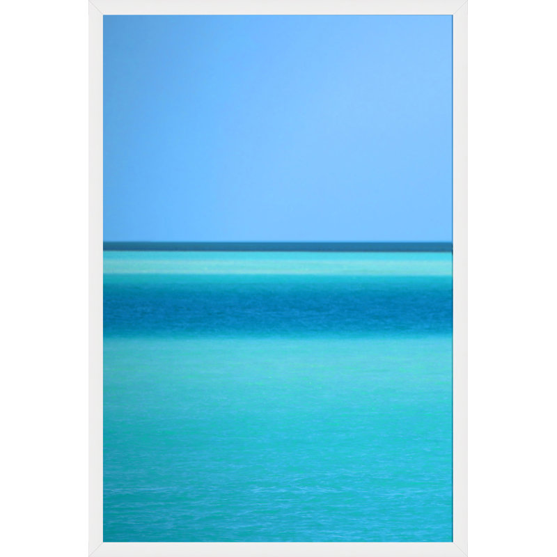 «Ocean Blue», reproduction encadrée