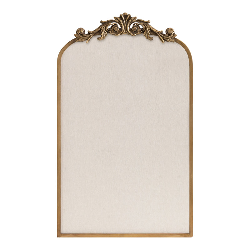 Arendahl Arch Framed Pinboard 19x31, Gold, 31" H x 19" W