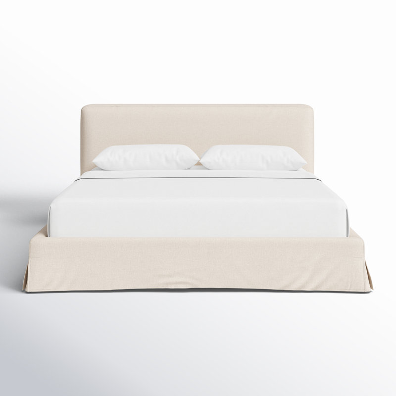 Aidan Upholstered Bed, Queen, Brussels Natural