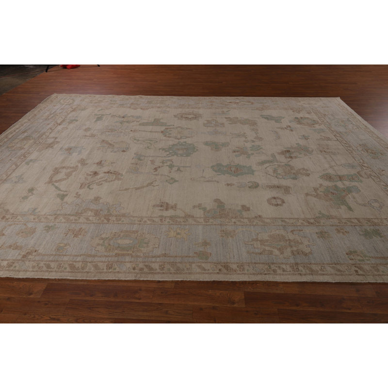 Vegetable Dye Oushak Turkish Area Rug