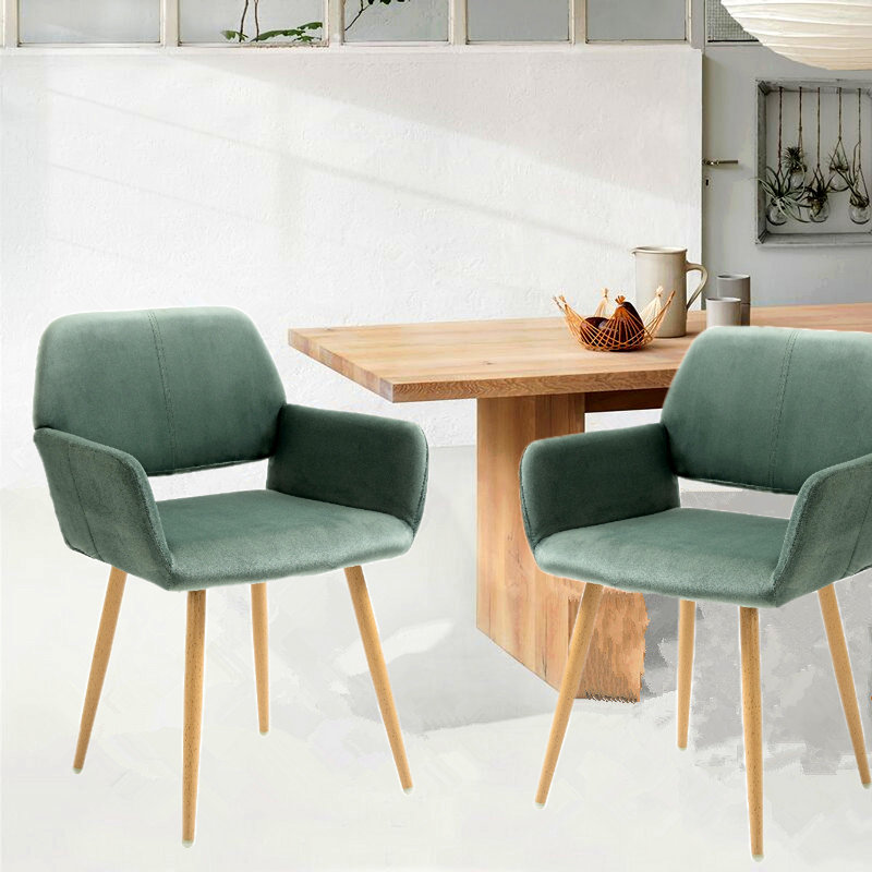 Brilynn 18.1'' H Velvet Upholstered Armchair, Green