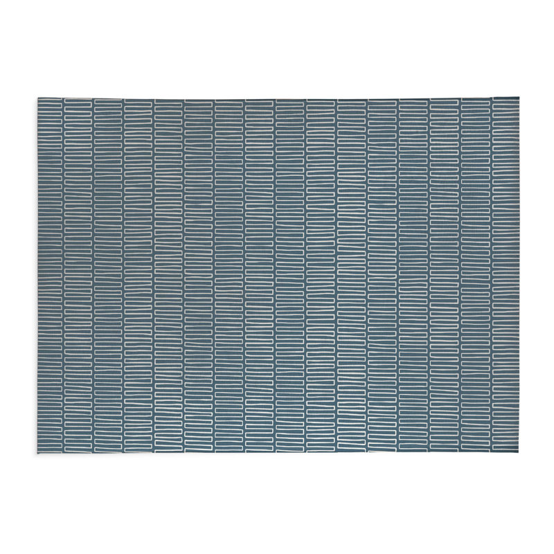 Tapis de bureau Block Block, L 3 pi x L 2 pi, Bleu