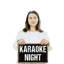 Plaque de rue Karaoke Night-119525853