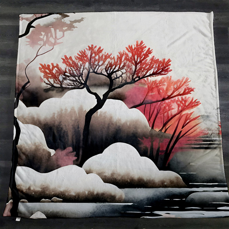 Throw Blanket, 51" W x 60" L